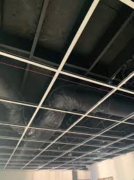 how to install a drop ceiling grid system