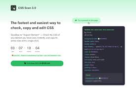 inspect and copy css code from s