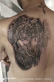 realism angel devil tattoos capturing