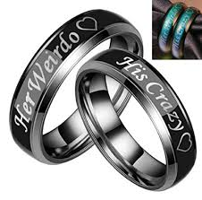 The stainless steel's original texture and structure is not changed however the pvd process not only increases the product's longevity but also reduces its. Blowin Amazing Stainless Steel Mood Rings Emotional Change Color Temperature Feeling His Crazy Her Weirdo Ring For Women Buy Online In Bahamas At Bahamas Desertcart Com Productid 101443187