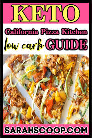 california pizza kitchen low carb