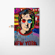 John Lennon Art Rock And Roll Icon Wall