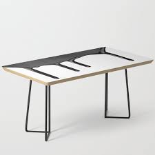 Black Paint Drip Coffee Table By Black