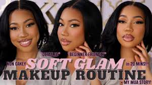 soft glam makeup like a pro in 20