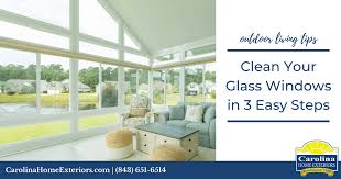 to clean glass windows in 3 easy steps