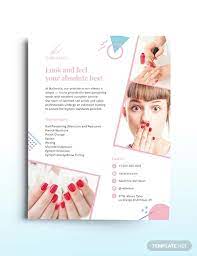 nail salon flyer 16 exles format