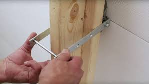 how to install garage door braces