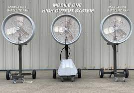 mobile one portable misting fan system