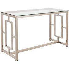 Coaster Cairns Glass Top Console Table
