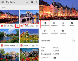 how to share photos from google drive
