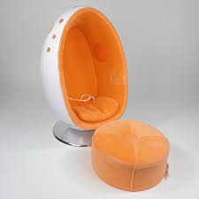 orange egg chair retro 1970s