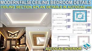 modern bedroom false ceiling design