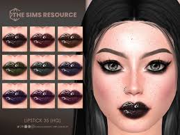 the sims resource lipstick 35 hq