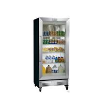 glass door commercial refrigerator at