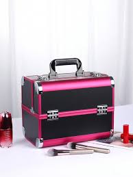 4 trays cosmetic cases makeup storage
