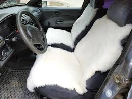 Car Seat Cover For Car White Genuine