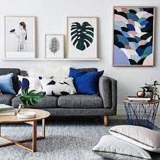 style a grey sofa