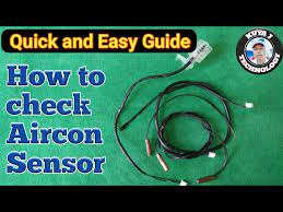 how to test aircon sensor you