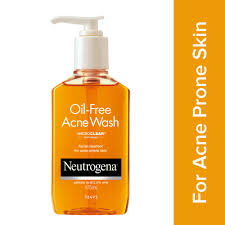 neutrogena oil free acne face wash with