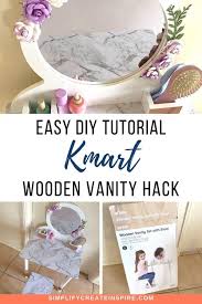 kmart vanity hack with tutorial video