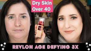 New Revlon Age Defying 3x Foundation Dry Skin Over 40 Fri Foundation Fix