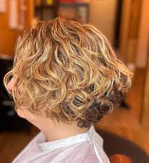 short curly hairstyles for older women
