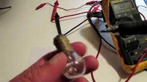 Using A Multimeter To Test A Two Filament Bulb - YouTube