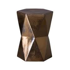 gold outdoor side tables patio