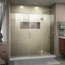 Dreamline Frameless Hinged Tub Shower