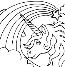 Unicorn mermaid in the sea. Free Printable Unicorn Coloring Pages Unicorn Mania