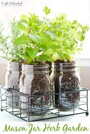 25 Diy Mason Jar Herb Garden Ideas