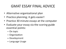 gmat class introduction ppt gmat essay final advice