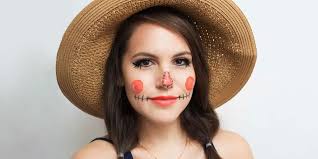 scarecrow halloween makeup tutorial for