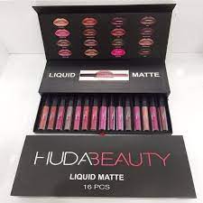 huda beauty liquid matte 16 pcs