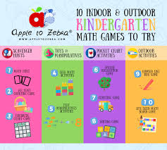 10 Indoor And Outdoor Kindergarten Math Games To Try