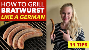 how to grill german bratwurst like a