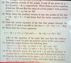 Vector Equation