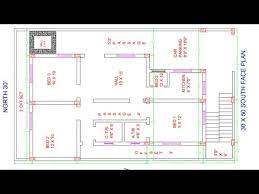 South Face House Plan Map Naksha