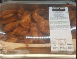 This one is new on our kirkland signature amazing lineup of snacks: Kirkland Signature Chilled Buffalo Chicken Wings Loaded Trolley