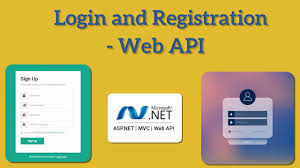 login and registration web api you