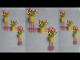 Beautiful Flower Vase Wall Decoration