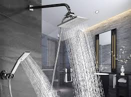 Oil rubbed bronze round shower head ceiling mount rain shower. The Best Handheld Shower Head Options For The Bathroom Bob Vila