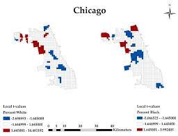 chicago shrinking city percent white