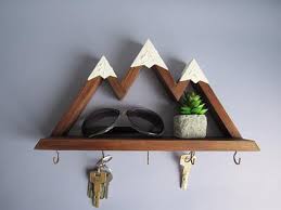 Mountain Key Rack Shelf Key Holder For