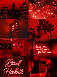 Pin by jirayut jeans on baths red rooms neon room light colors. Neon Red Aesthetic Background 2021
