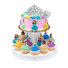 princess party cake cupcake combo