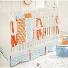 Orange Crush 4 Piece Crib Bedding Set