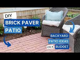 Diy Brick Paver Patio Backyard Patio