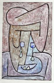 Weinende Frau von Paul Klee Kunstdruck > Bildergipfel.de