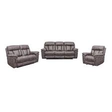 gunmetal polyester fabric sofa set